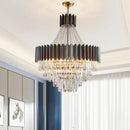GobekUsa Crystal Chandelier for Duplex Living: Modern Elegance for Hotel, Villa, and Home.
