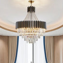 GobekUsa Crystal Chandelier for Duplex Living: Modern Elegance for Hotel, Villa, and Home.