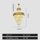 GobekUsa Crystal Chandelier for Duplex Villa Hotel Club Banquet Hall Engineering Lighting
