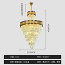 GobekUsa Crystal Chandelier for Duplex Villa Hotel Club Banquet Hall Engineering Lighting