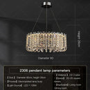 GobekUsa Crystal Chandelier for Elegant European Living Spaces