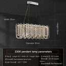GobekUsa Crystal Chandelier for Elegant European Living Spaces