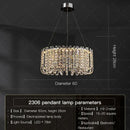 GobekUsa Crystal Chandelier for Elegant European Living Spaces