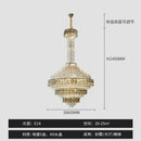 GobekUsa Crystal Chandelier for High-End Designer Duplex Living Room