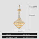 GobekUsa Crystal Chandelier for High-End Designer Duplex Living Room