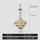 GobekUsa Crystal Chandelier for High-End Designer Duplex Living Room
