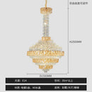 GobekUsa Crystal Chandelier for High-End Designer Duplex Living Room