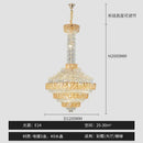 GobekUsa Crystal Chandelier for High-End Designer Duplex Living Room