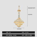 GobekUsa Crystal Chandelier for High-End Designer Duplex Living Room