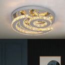 GobekUsa Crystal Chandelier for Home Hotel Decor, Modern LED Ceiling Light Fixture