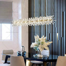 GobekUsa Crystal Chandelier for Living and Dining Room High-End Elegant Bedroom Lighting