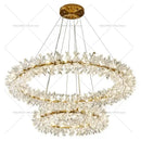 GobekUsa Crystal Chandelier for Living and Dining Room High-End Elegant Bedroom Lighting