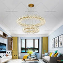 GobekUsa Crystal Chandelier for Living and Dining Room High-End Elegant Bedroom Lighting