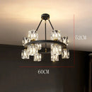 GobekUsa Crystal Chandelier for Living and Dining Room Lighting