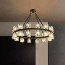 GobekUsa Crystal Chandelier for Living and Dining Room Lighting