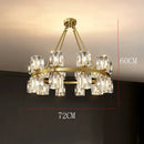 GobekUsa Crystal Chandelier for Living and Dining Room Lighting