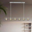 GobekUsa Crystal Chandelier for Living and Dining Room, Luxury Pendant Lamp and Ceiling Light