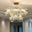 GobekUsa Crystal Chandelier for Living Room Bedroom Dining - Energy-saving Light Luxury Lamps