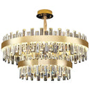 GobekUsa Crystal Chandelier for Living Room Bedroom Dining - Energy-saving Light Luxury Lamps