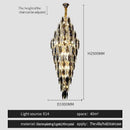 GobekUsa Crystal Chandelier for Luxe Modern European Villa Decor