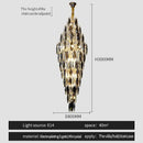 GobekUsa Crystal Chandelier for Luxe Modern European Villa Decor