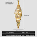 GobekUsa Crystal Chandelier for Luxe Modern European Villa Decor