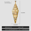 GobekUsa Crystal Chandelier for Luxe Modern European Villa Decor