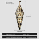 GobekUsa Crystal Chandelier for Luxe Modern European Villa Decor