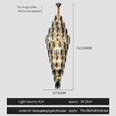 GobekUsa Crystal Chandelier for Luxe Modern European Villa Decor