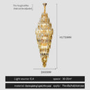 GobekUsa Crystal Chandelier for Luxe Modern European Villa Decor