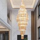 GobekUsa Crystal Chandelier for Penthouse Villa Living Room - Modern Light Luxury Design
