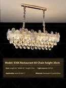 GobekUsa Crystal Chandelier: French Cream Style Light Luxury for Living Room and Master Bedroom