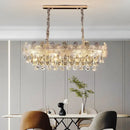 GobekUsa Crystal Chandelier: French Cream Style Light Luxury for Living Room and Master Bedroom