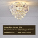 GobekUsa Crystal Chandelier: French Cream Style Light Luxury for Living Room and Master Bedroom