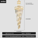 GobekUsa Crystal Chandelier | French Simple Design for Dining Room, Living Room, and Master Bedroom