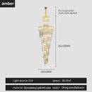 GobekUsa Crystal Chandelier | French Simple Design for Dining Room, Living Room, and Master Bedroom