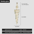 GobekUsa Crystal Chandelier | French Simple Design for Dining Room, Living Room, and Master Bedroom