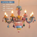 GobekUsa Crystal Chandelier Girl Baby Bedroom Lamp Nordic Princess Room Lighting