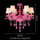 GobekUsa Crystal Chandelier: Glamorous Green Lighting for Wedding Parlor, Bedroom, and More