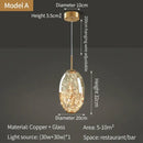 GobekUsa Crystal Chandelier: Nordic Luxury Pendant Lighting for Dining Room, Bedroom, and Bar