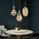 GobekUsa Crystal Chandelier: Nordic Luxury Pendant Lighting for Dining Room, Bedroom, and Bar