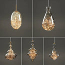 GobekUsa Crystal Chandelier: Nordic Luxury Pendant Lighting for Dining Room, Bedroom, and Bar