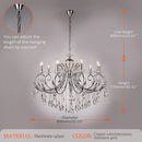 GobekUsa Crystal Chandelier Gold Chrom Nordic LED Luxury Lighting