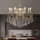 GobekUsa Crystal Chandelier Gold Chrom Nordic LED Luxury Lighting
