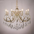 GobekUsa Crystal Chandelier Gold Chrom Nordic LED Luxury Lighting