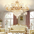 GobekUsa Crystal Chandelier: Grand European Villa High-end Fixture for Living Room, Restaurant, Building