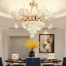 GobekUsa Crystal Chandelier: Grand European Villa High-end Fixture for Living Room, Restaurant, Building