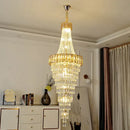GobekUsa Crystal Chandelier: High-End Duplex & Spiral Staircase Light for Luxury Living Spaces