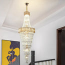 GobekUsa Crystal Chandelier: High-End Duplex & Spiral Staircase Light for Luxury Living Spaces