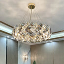 GobekUsa Crystal Chandelier: High-End LED Pendant Light for Living Room, Dining Room & Kitchen